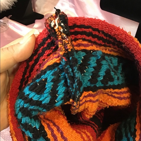 👜💕Southwest Woven Blanket Boho Bag - Picture 6 of 6